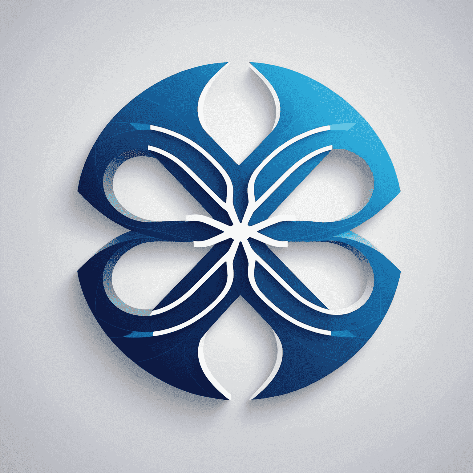 Das Logo von Ripple, der Kryptowährung für grenzüberschreitende Zahlungen, als ein stilisiertes 'X' in den Farben Blau und Weiß.